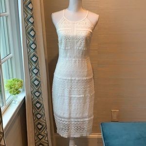 Laundry by Shelli Segal - White lace sheath dress